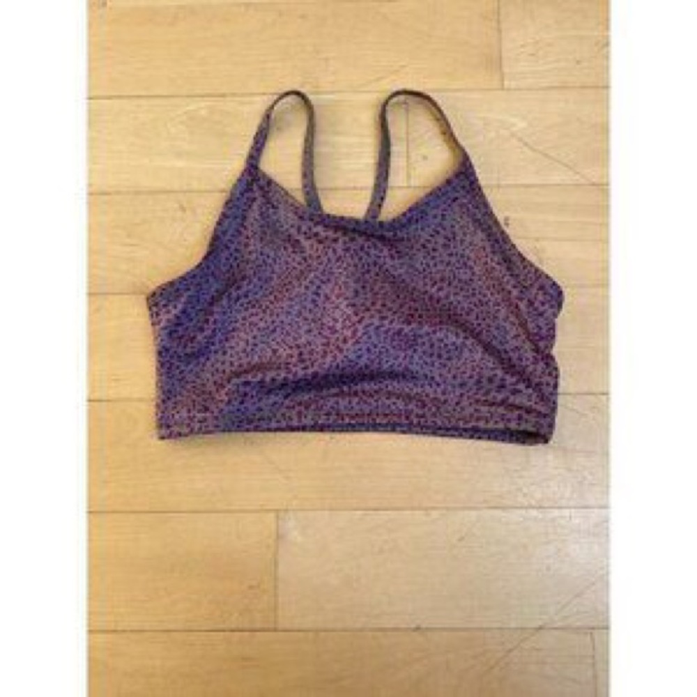 Zella Purple Leopard Print Tank Top